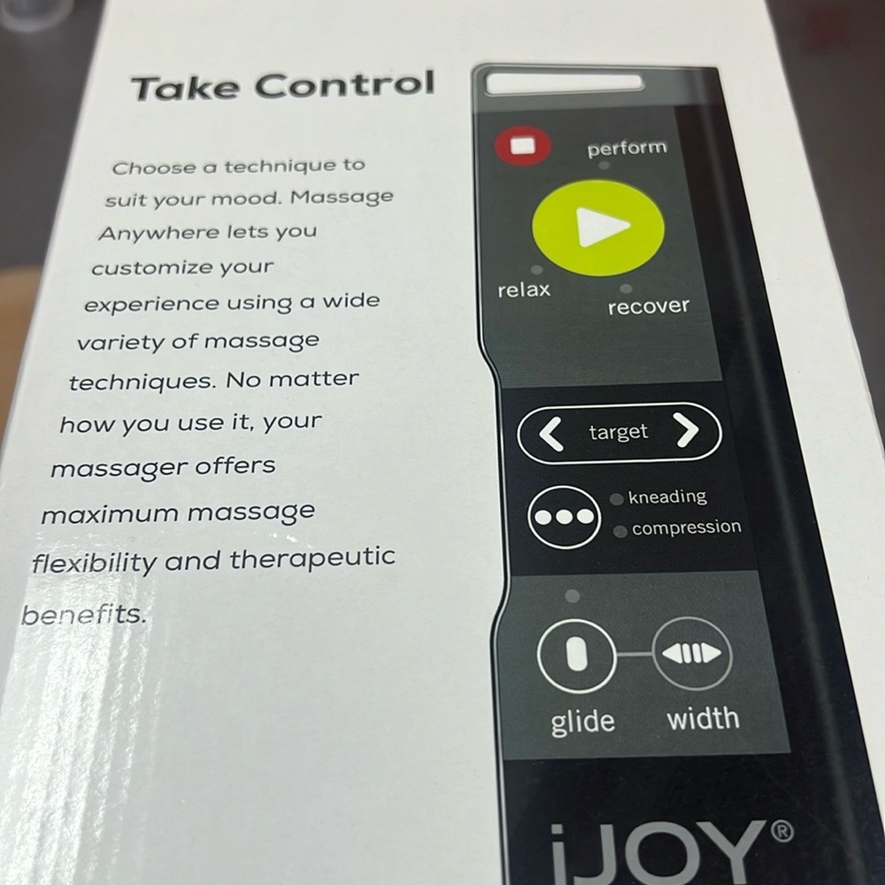 Massage on the go , human touch feel. Portable rechargeable control cordless. - Picture 3 of 8
